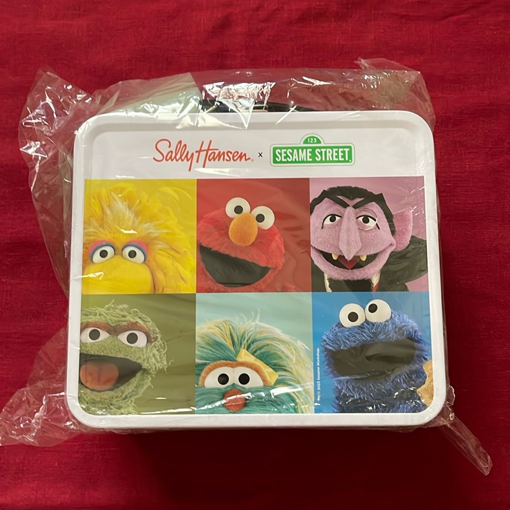 Sesame Street x Sally Hansen Metal Lunchbox.